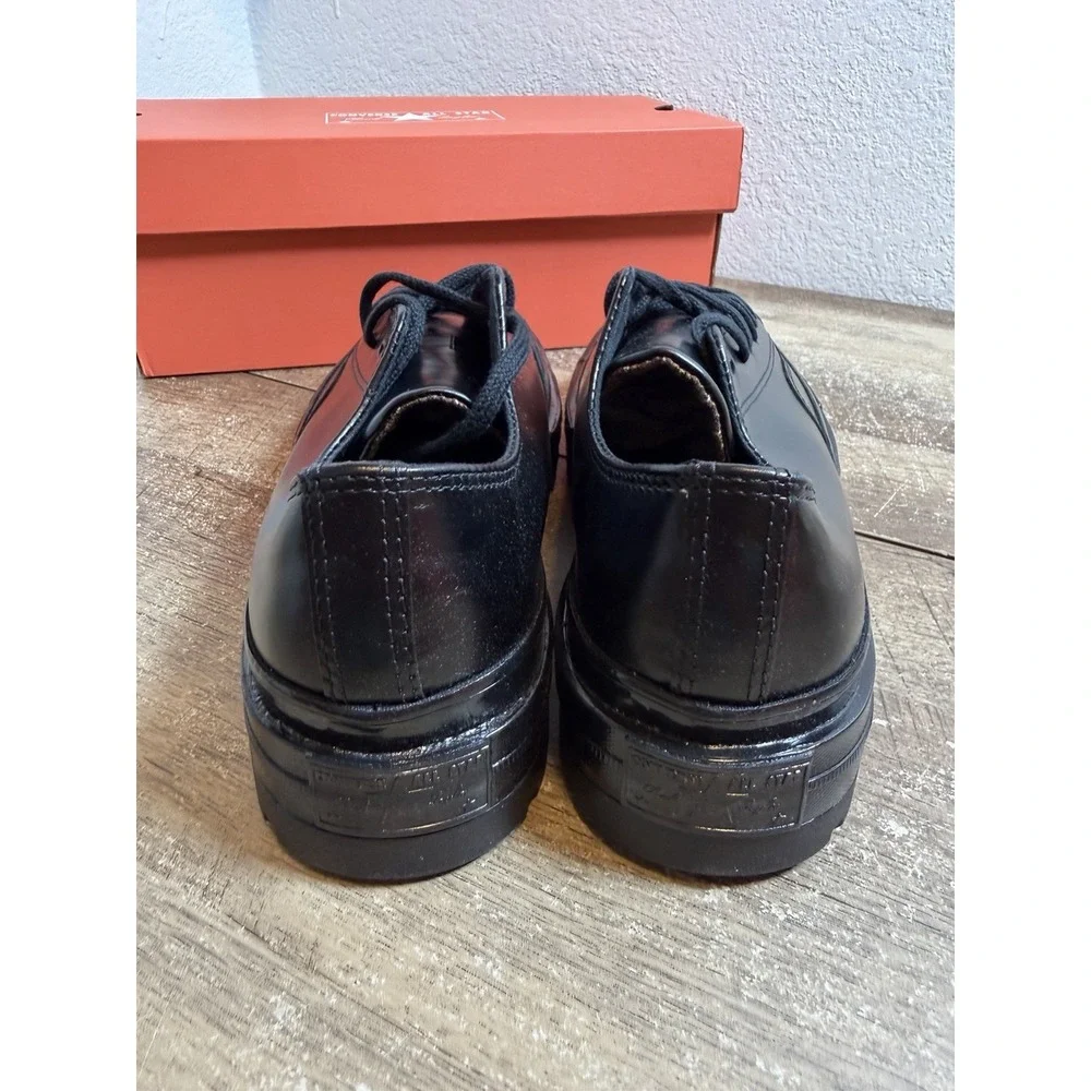 CONVERSE CHUCK ALL-STAR 70 Fromal Black Leather A14188C Men's Size 8.5 NEW